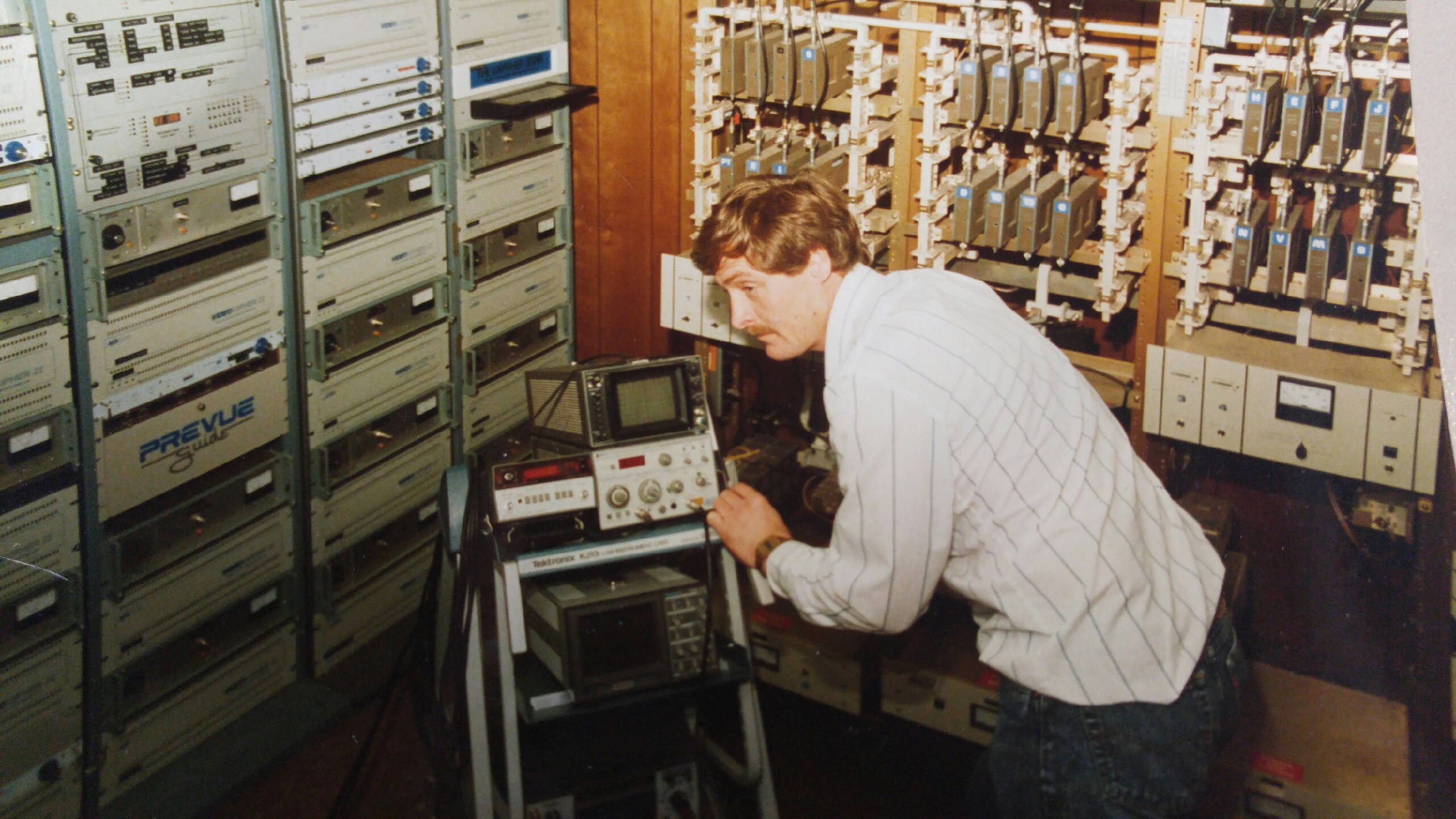 Dave Fingar performing Headend work in the 1970’s